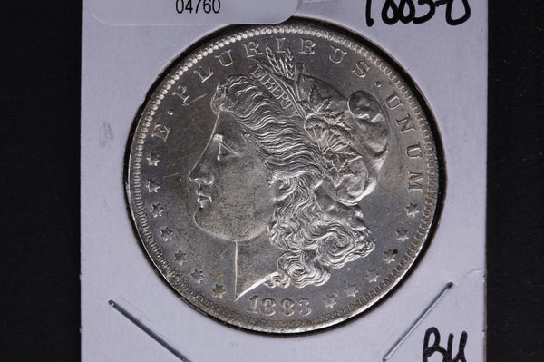 1883-O Morgan Silver Dollar, Brilliant Un-Circulated condition. Coin Store #04760