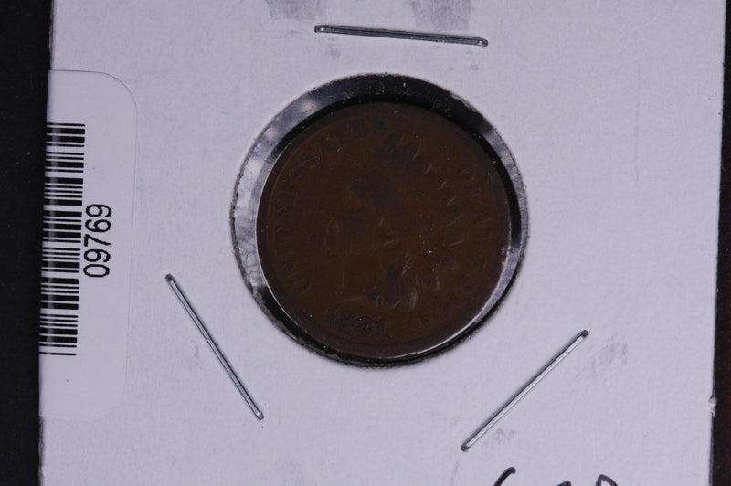 1881 Indian Head Small Cent.  Affordable Collectible Coin. Store