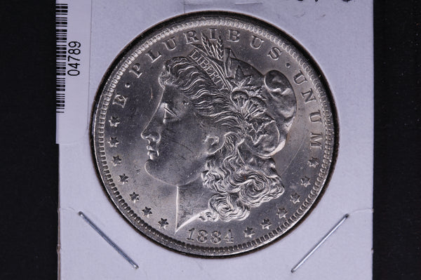 1884-O Morgan Silver Dollar, Un-Circulated condition. Coin Store #04789