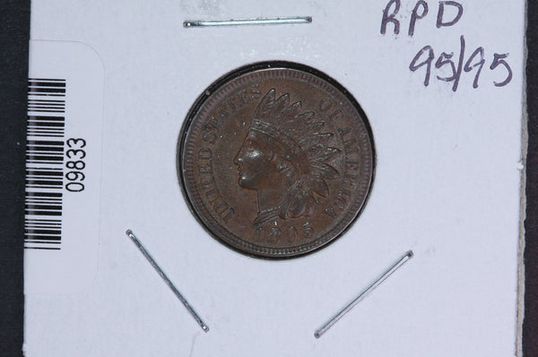 1895 Indian Head Small Cent.  Affordable Collectible Coin. Store # 09833