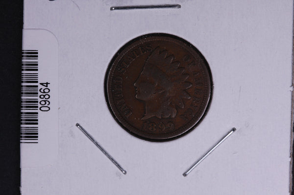 1899 Indian Head Small Cent.  Affordable Collectible Coin. Store # 09864