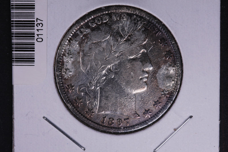 1897 Barber Half Dollar. Average Circulated Coin. View all photos.