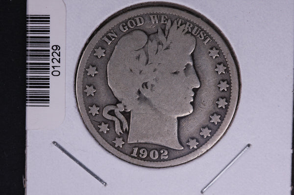 1902-O Barber Half Dollar. Average Circulated Coin. View all photos. #01229