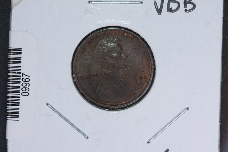 1909 Lincoln Wheat Small Cent, V.D.B.  Affordable Collectible Coin. Store