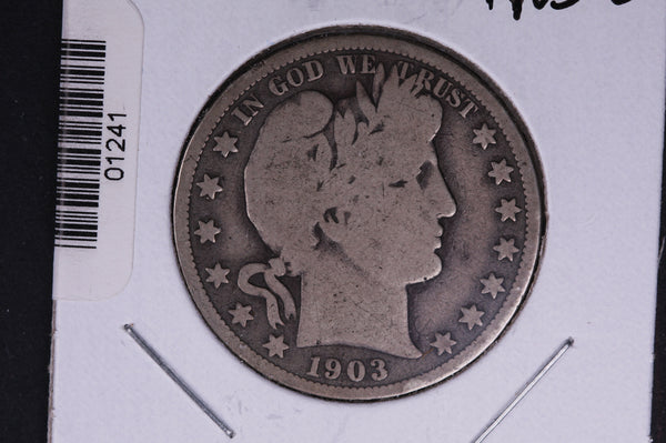 1903-O Barber Half Dollar. Average Circulated Coin. View all photos. #01241