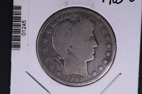 1903-O Barber Half Dollar. Average Circulated Coin. View all photos. #01245