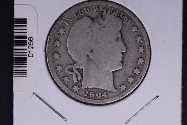 1904 Barber Half Dollar. Average Circulated Coin. View all photos. #01256