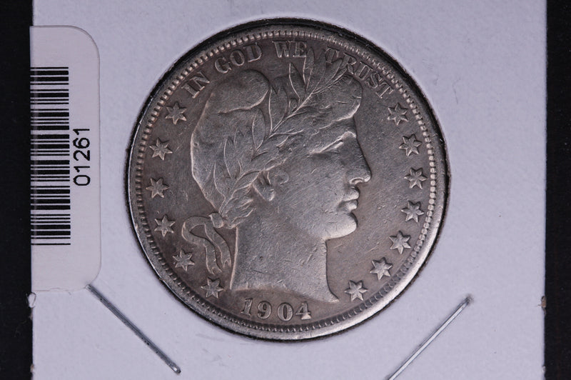 1904 Barber Half Dollar. Average Circulated Coin. View all photos.