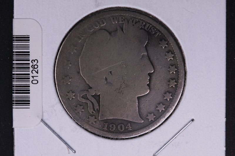 1904-O Barber Half Dollar. Average Circulated Coin. View all photos.