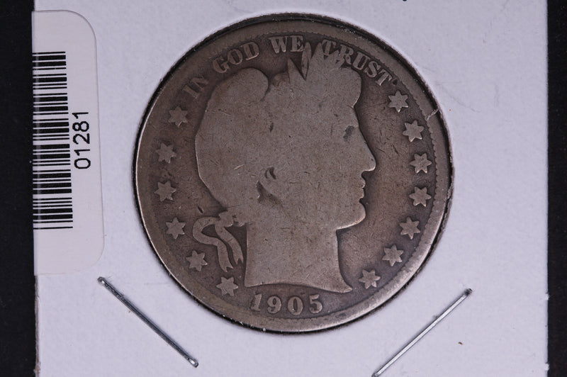 1905-O Barber Half Dollar. Average Circulated Coin. View all photos.