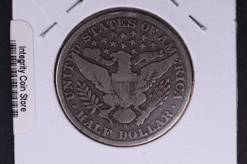 1905-S Barber Half Dollar. Average Circulated Coin. View all photos.