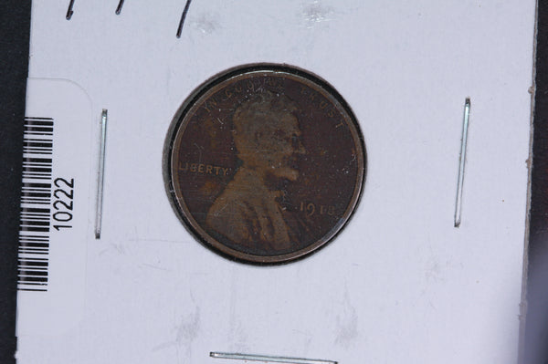 1918 Lincoln Wheat Small Cent.  Affordable Collectible Coin. Store # 10222