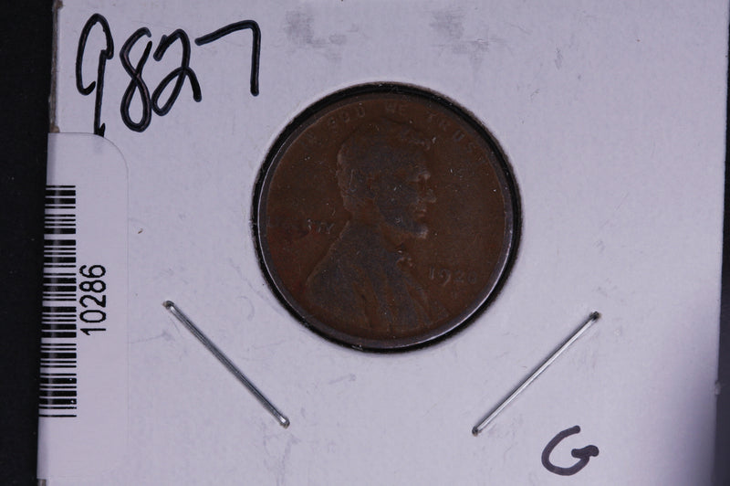 1920-D Lincoln Wheat Small Cent.  Affordable Collectible Coin. Store
