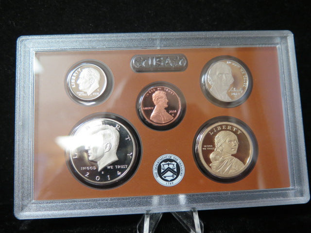 2014 Proof Set, 14 Coin Proof Set, Encased in Original Government Packaging.