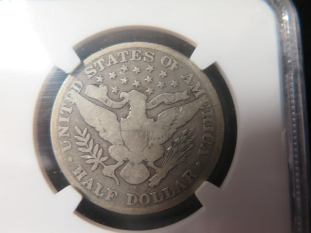 1904-S Barber Half Dollar.  NGC Graded G 4.  Store