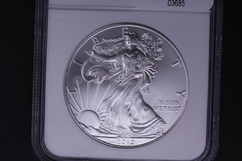 2010 Silver Eagle $1. NGC Graded MS-69 Early Releases.  Store