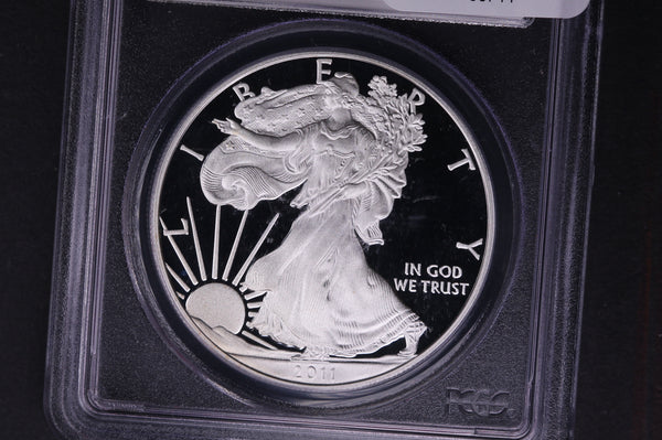 2011-W Silver Eagle $1. PCGS Graded PR-69 25th Anniversary First Strike. Store #03711