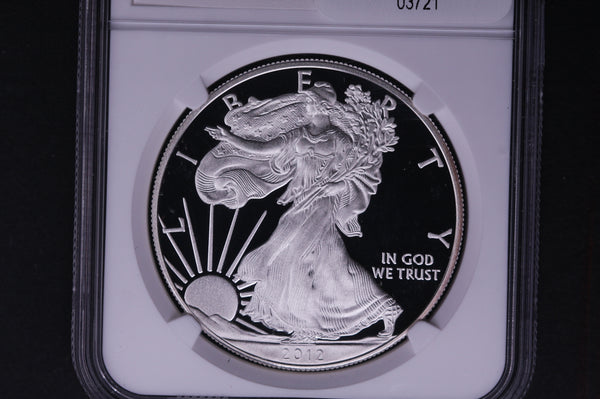 2012-W Silver Eagle $1. NGC Graded PF-70 Ultra Cameo.  Store #03721