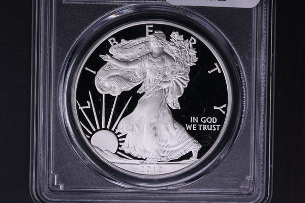 2012-W Silver Eagle $1. PCGS Graded PR-70 DCAM.  Store #03722