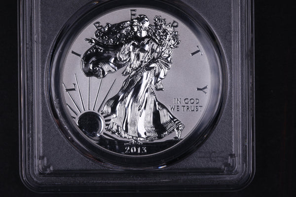 2013-W Silver Eagle $1. PCGS Graded PR-70 Reverse Proof.  Store #03730