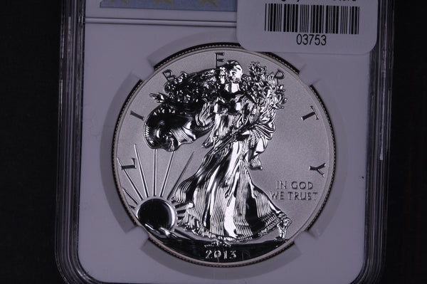 2013-W Silver Eagle $1. NGC Graded PF-69 Eagle Reverse.  Store #03753