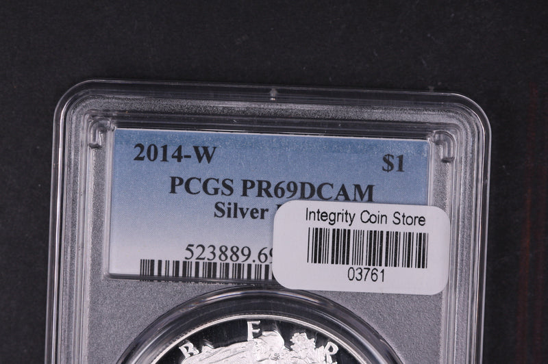 2014-W American Silver Eagle. PCGS PR-69 DCAM.