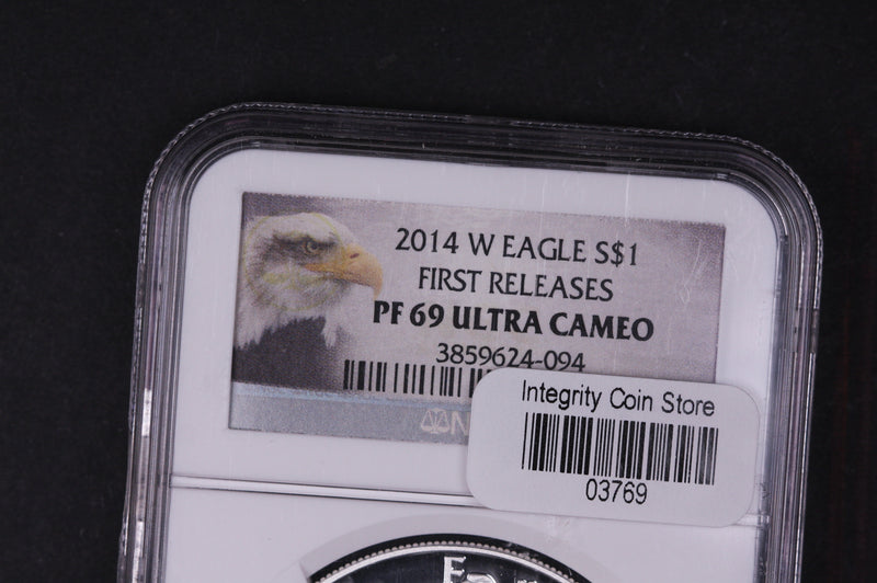 2014-W American Silver Eagle. NGC PF-69 Ultra Cameo.