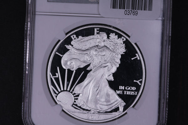 2014-W American Silver Eagle. NGC PF-69 Ultra Cameo. #03769