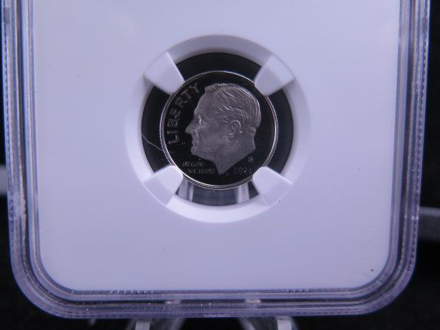 2021-S Proof Clad Roosevelt Dime, NGC PF-70. Store