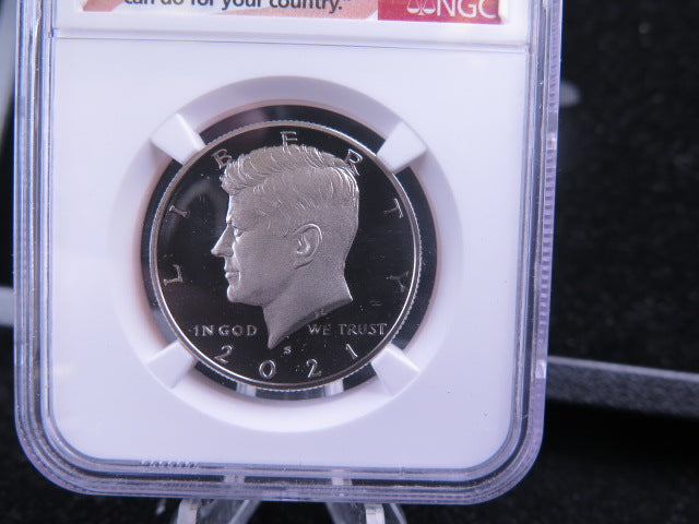 2021-S Proof Kennedy Half Dollar, NGC PF-70, Ultra Cameo, First Release.  #10705