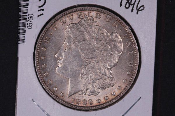 1896 Morgan Silver Dollar, Affordable Circulated Coin. Store #05790, 05791