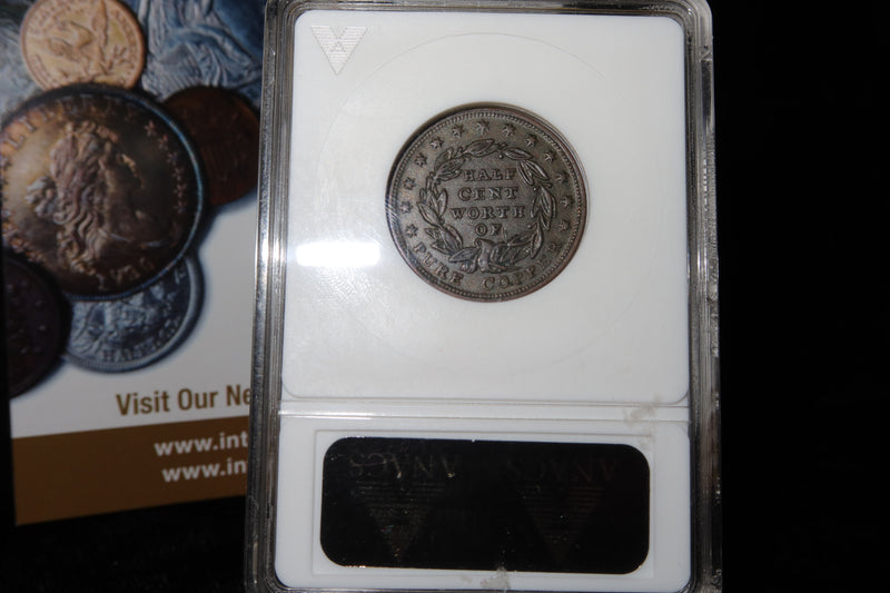 1837 Hard Times HT-73 Token. ANACS AU50. Post-Colonial.