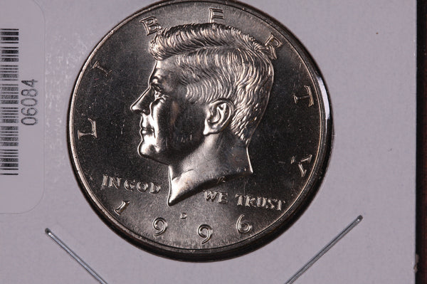 1996-D Kennedy Half Dollar. Modern Half. Gem UN-Circulated. Store #06084