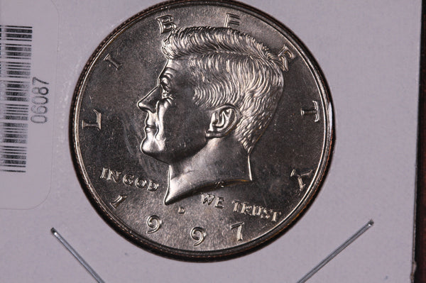 1997-D Kennedy Half Dollar. Modern Half. Gem UN-Circulated. Store #06087