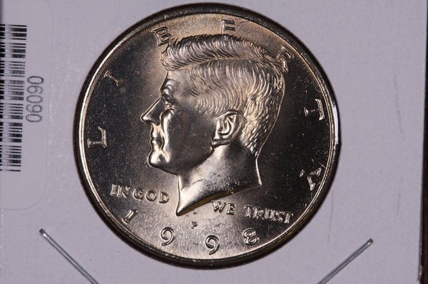 1998-P Kennedy Half Dollar. Modern Half. Gem UN-Circulated. Store #06090