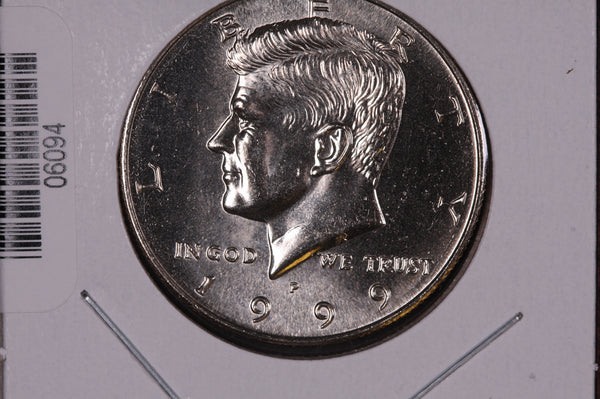 1999-P Kennedy Half Dollar. Modern Half. Gem UN-Circulated. Store #06094