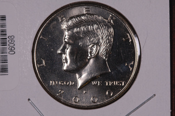 2000-P Kennedy Half Dollar. Modern Half. Gem UN-Circulated. Store #06098