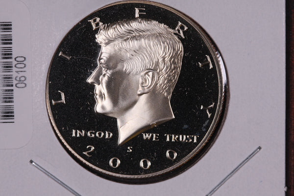 2000-S Kennedy Half Dollar. Modern Half. Gem UN-Circulated. Store #06100