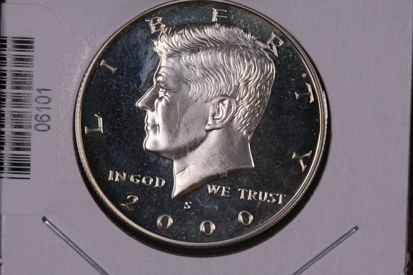 2000-S Kennedy Silver Half Dollar. Modern Half. Gem UN-Circulated. Store #06101