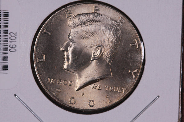 2001-P Kennedy Half Dollar. Modern Half. Gem UN-Circulated. Store #06102