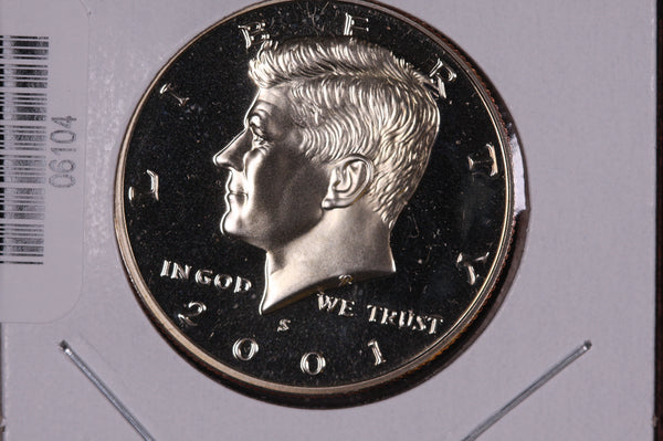 2001-S Kennedy Half Dollar. Modern Half. Gem UN-Circulated. Store #06104