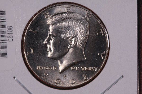 2002-P Kennedy Half Dollar. Modern Half. Gem UN-Circulated. Store #06106