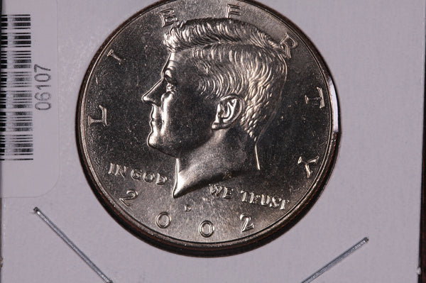 2002-D Kennedy Half Dollar. Modern Half. Gem UN-Circulated. Store #06107