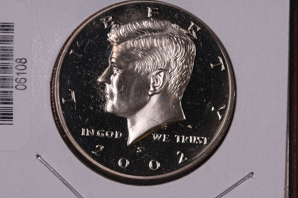 2002-S Kennedy Half Dollar. Modern Half. Gem UN-Circulated. Store #06108