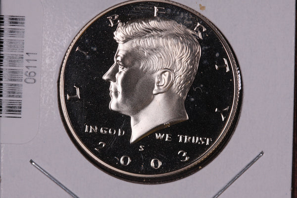 2003-S Kennedy Half Dollar. Modern Half. Gem UN-Circulated. Store #06111