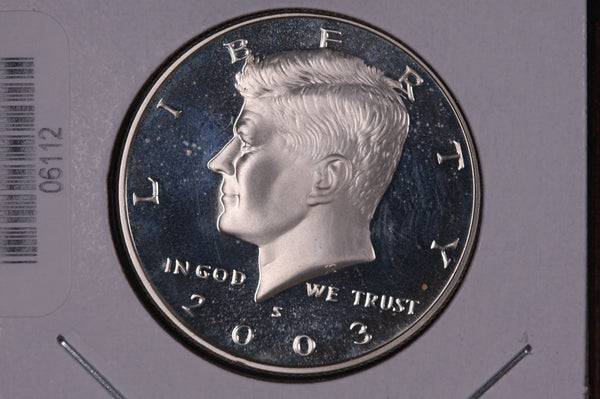 2003-S Kennedy Silver Half Dollar. Modern Half. Gem UN-Circulated. Store #06112