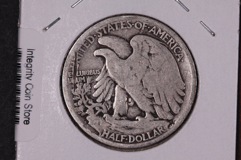 1918-S Walking Liberty Half Dollar.  Circulated Condition. Store