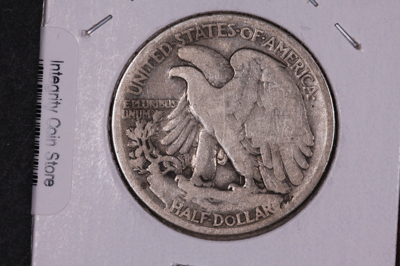 1918-S Walking Liberty Half Dollar.  Circulated Condition. Store