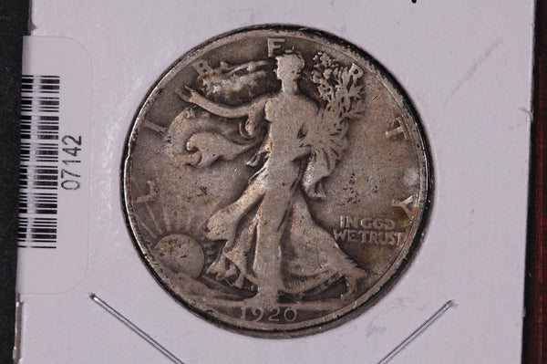 1920 Walking Liberty Half Dollar.  Circulated Condition. Store #07142