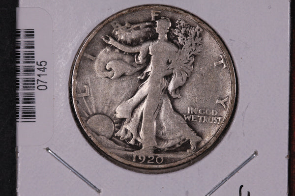 1920 Walking Liberty Half Dollar.  Circulated Condition. Store #07145